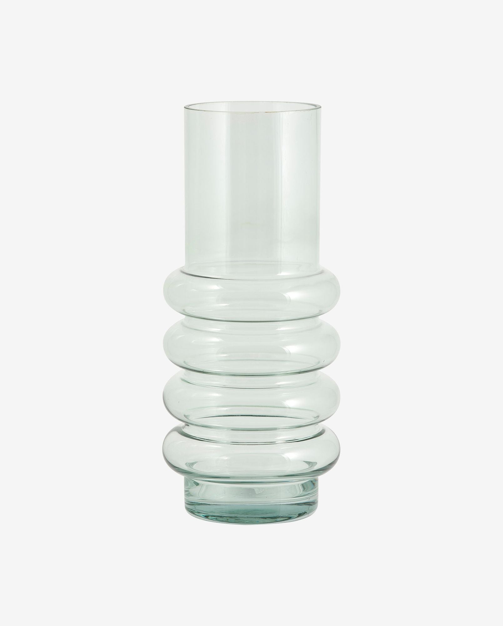 Maui Vase in Glass - Large - H36 CM - ljusgrön