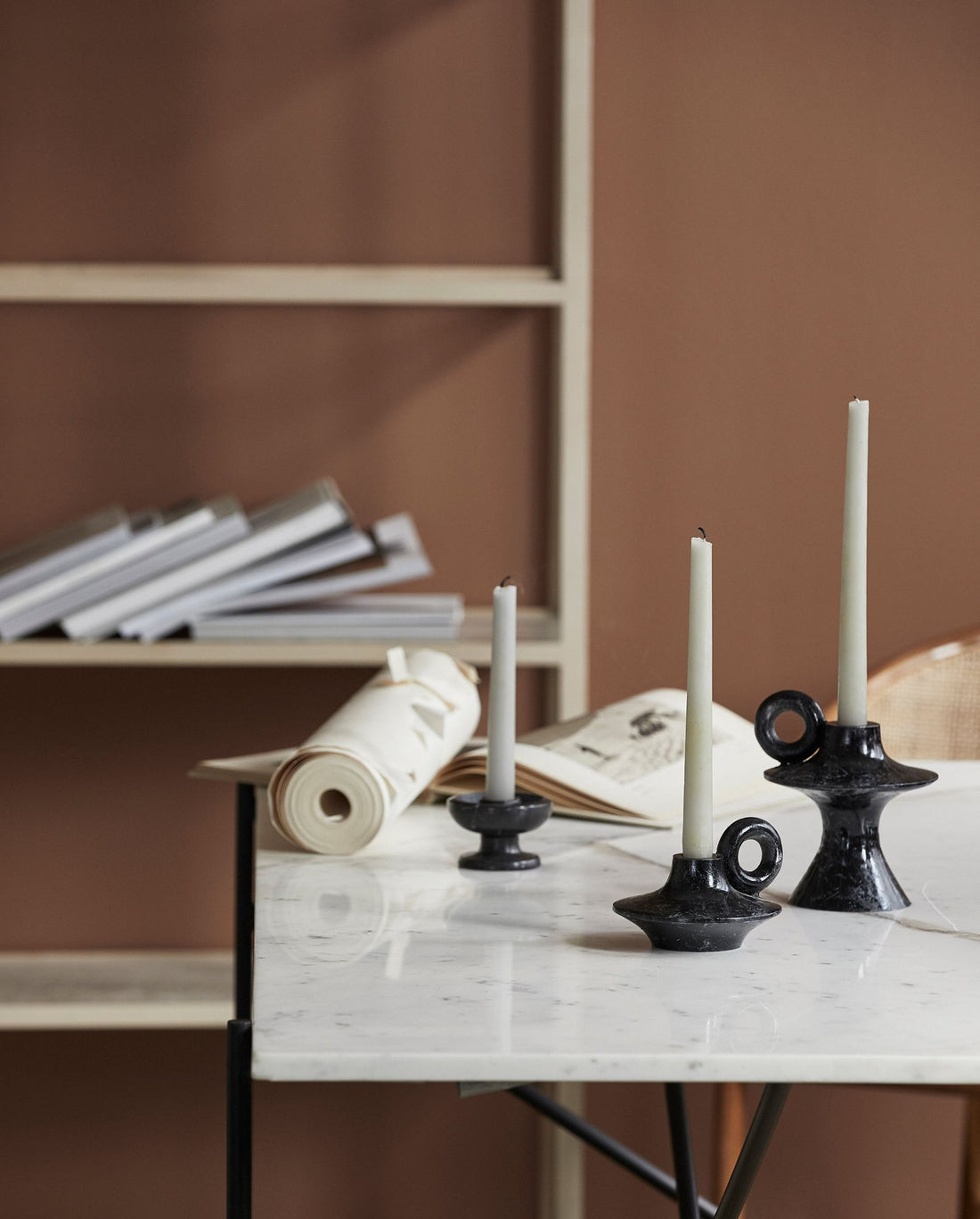 Palawan ljusstake liten - svart