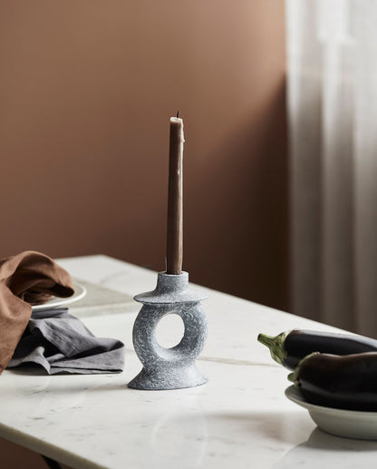 Egadi ljusstake - grå