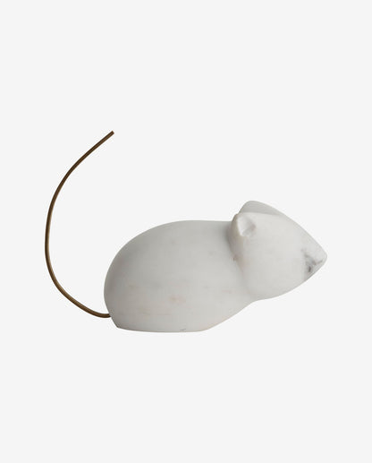 Jerry Mouse för dekoration - vit marmor