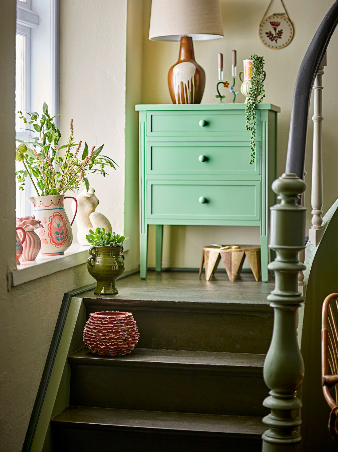 Bloomingville Morwen Vase, brun, stengods