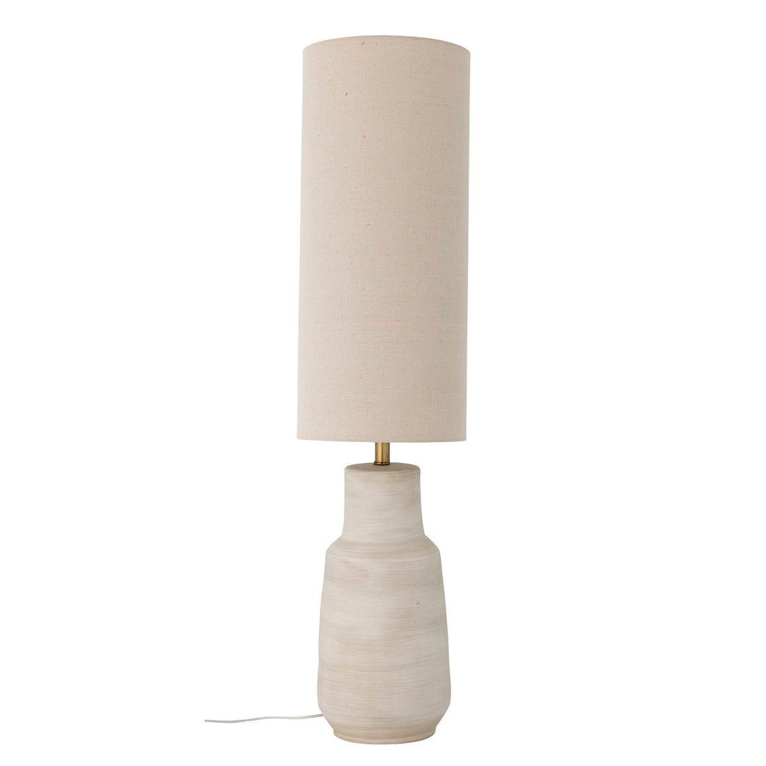 Bloomingville Linetta golvlampa, vit, stengods