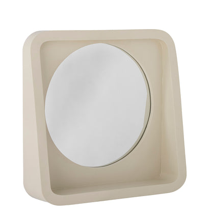 Bloomingville Phoebe Mirror w/hylla, natur, polyresin