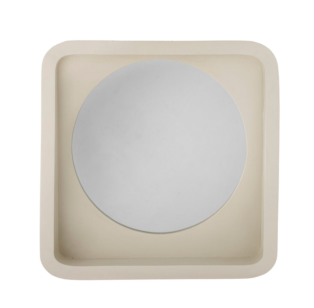 Bloomingville Phoebe Mirror w/hylla, natur, polyresin
