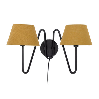Bloomingville Letty Wall Lamp, Black, Metal