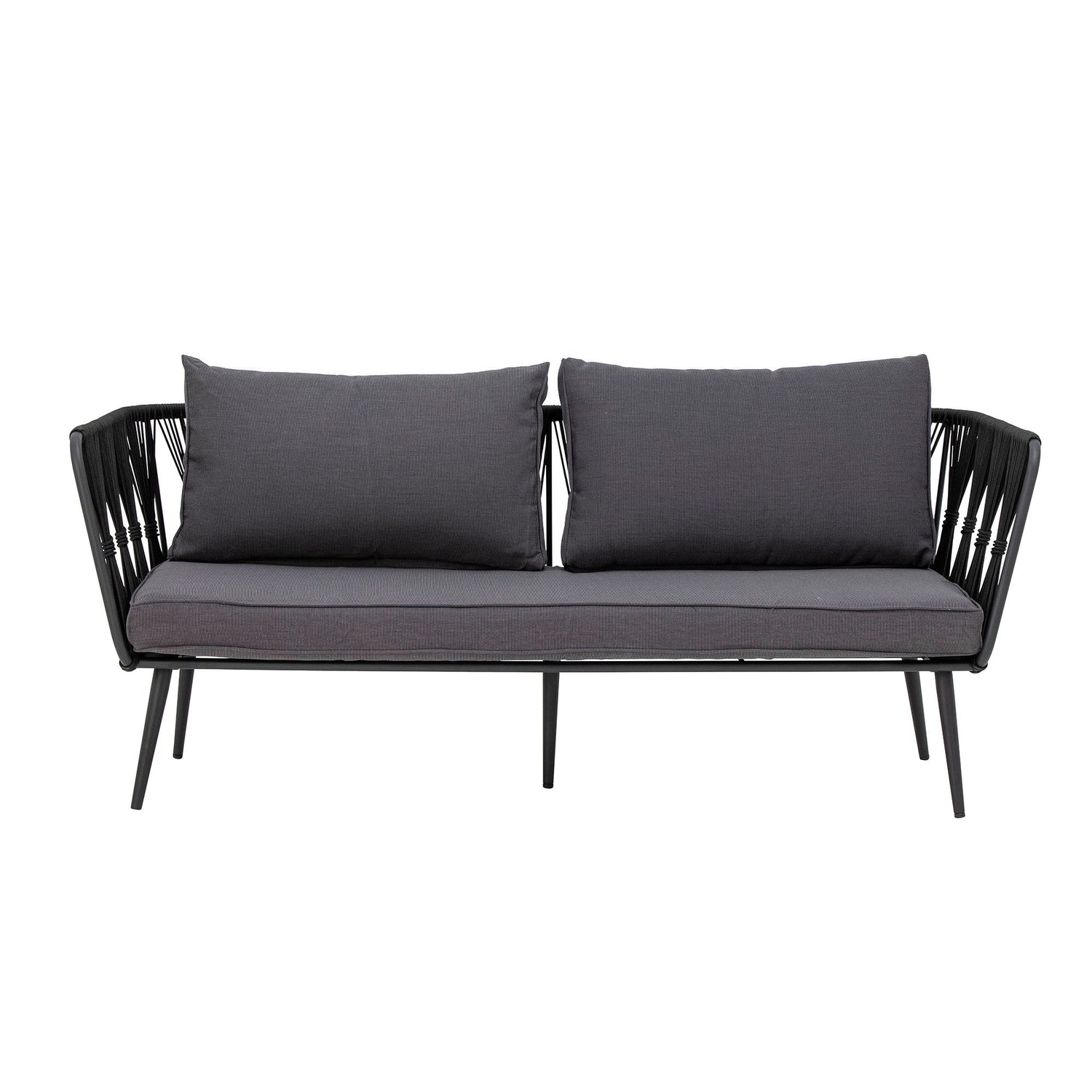 Bloomingville Pavone soffa, svart, metall