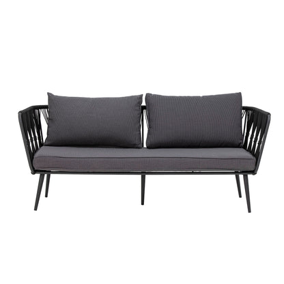 Bloomingville Pavone soffa, svart, metall