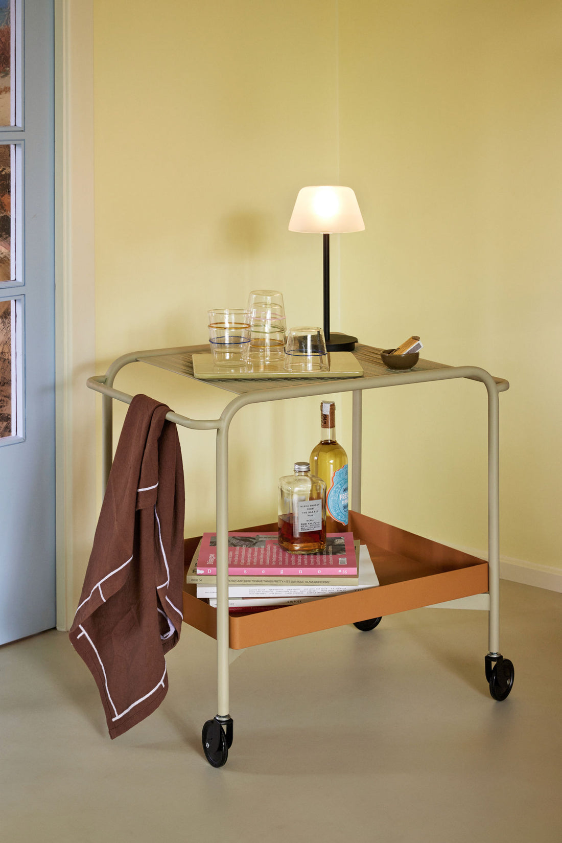 HübSch Easypeasy handduk brun/lila