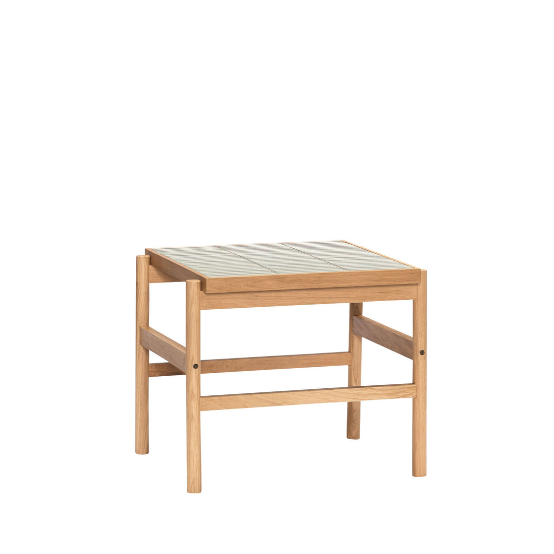 Kakel sidobord Mint/Naturlig - 45x50xh44cm