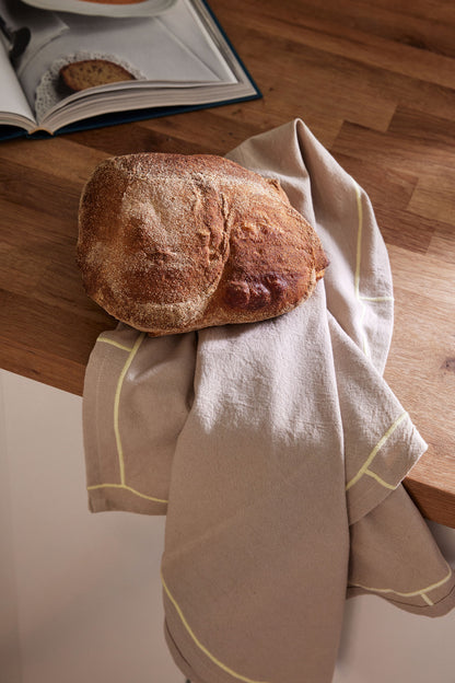 Hübsch Easypeasy Tethandduksand/gul