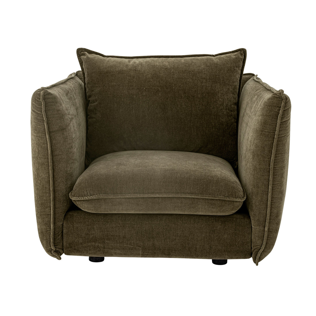 Bloomingville Austin Lounge -stol, grön, återvunnen polyester