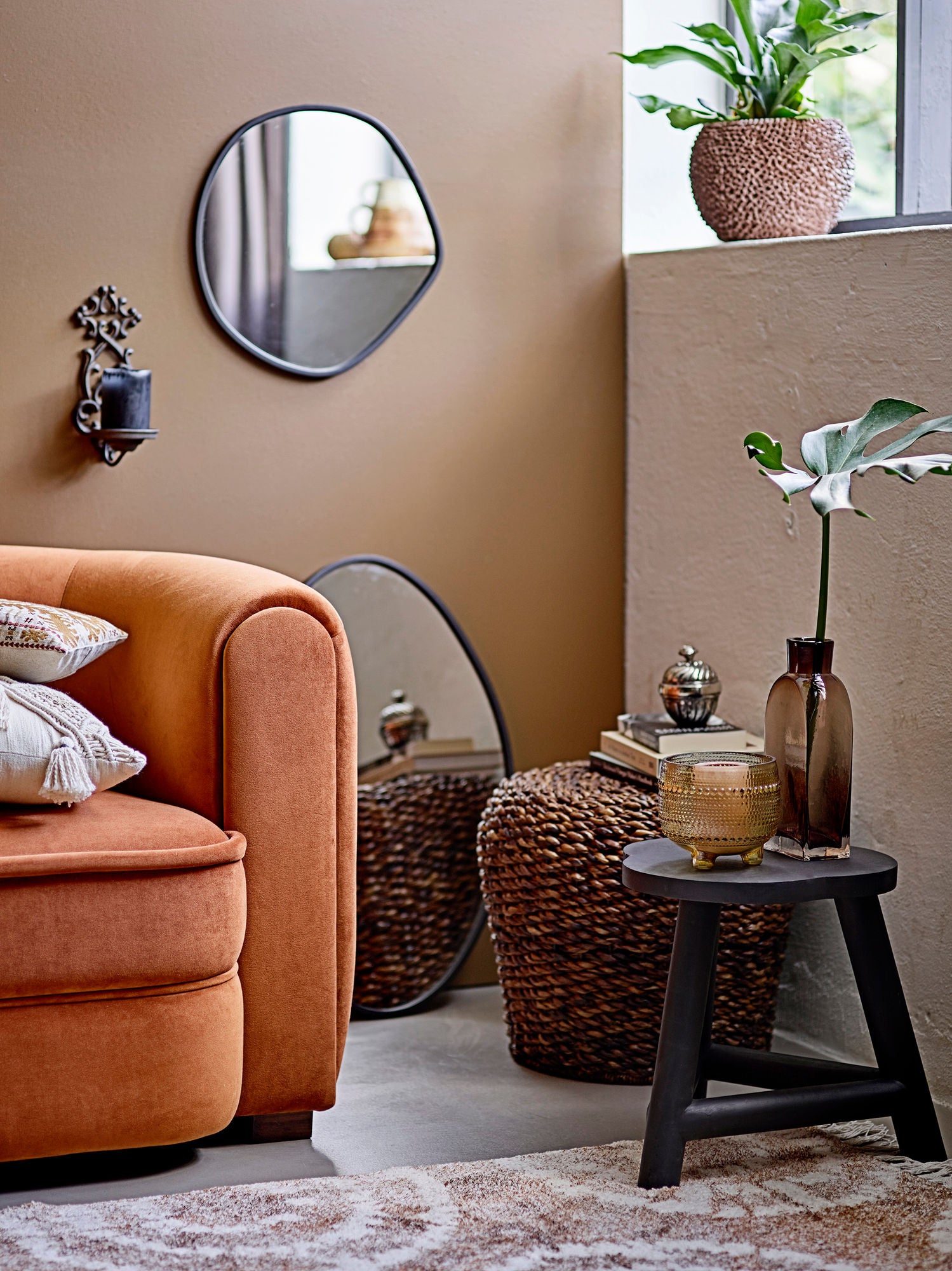 Creative Collection Malala Soffa, Brown, Polyester