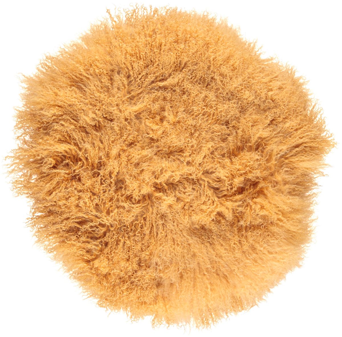 Lammskinnskudde | Lockigt | Tibet | Ø45 cm, Ø62 cm &amp; Ø38 cm