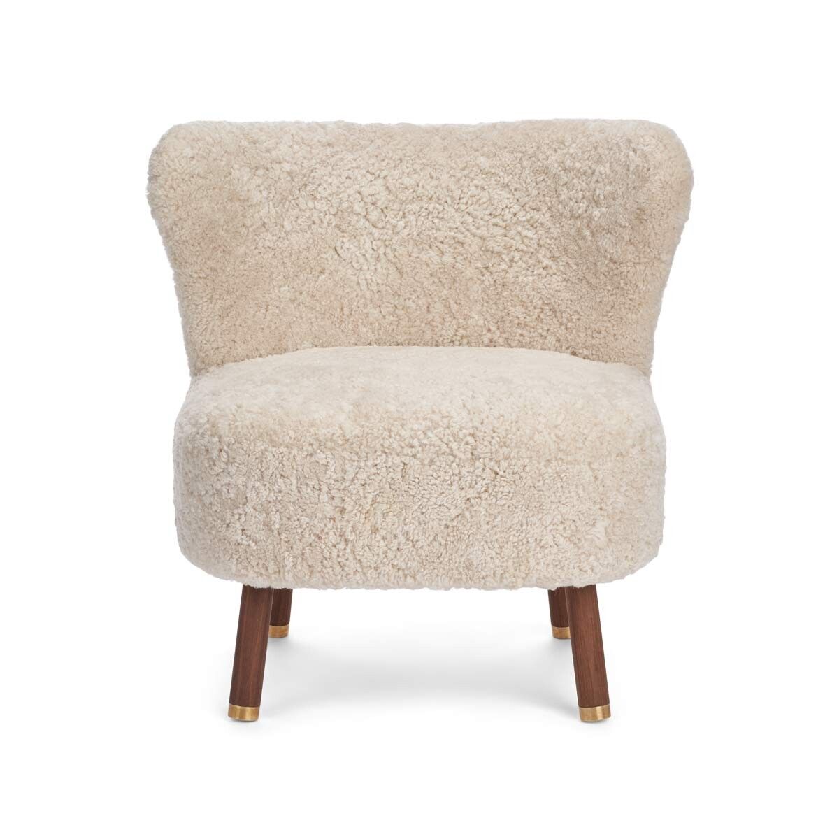 Emil Lounge Chair | Mässing | Korn