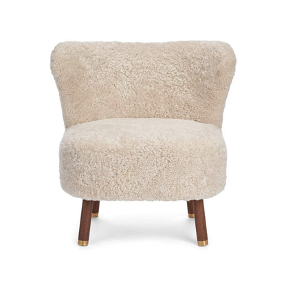 Emil Lounge Chair | Mässing | Korn