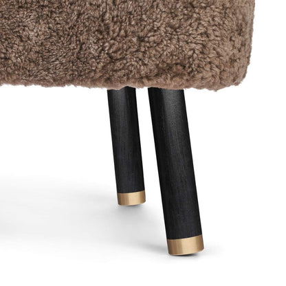 Emil Lounge Chair | Mässing | Korn