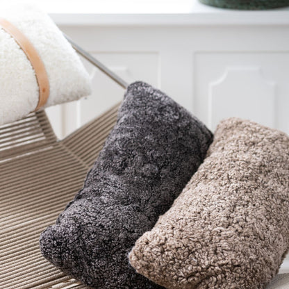 Lammskinnskudde | Korthårig | Nya Zeeland | Dubbelsidig | 30x60 cm