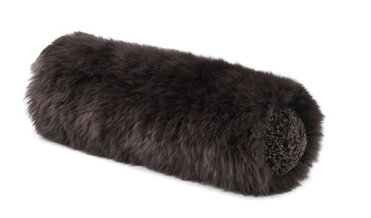Bolster kudde | Långt och kort hår | Nya Zeeland Lambskin | D20xl52 cm