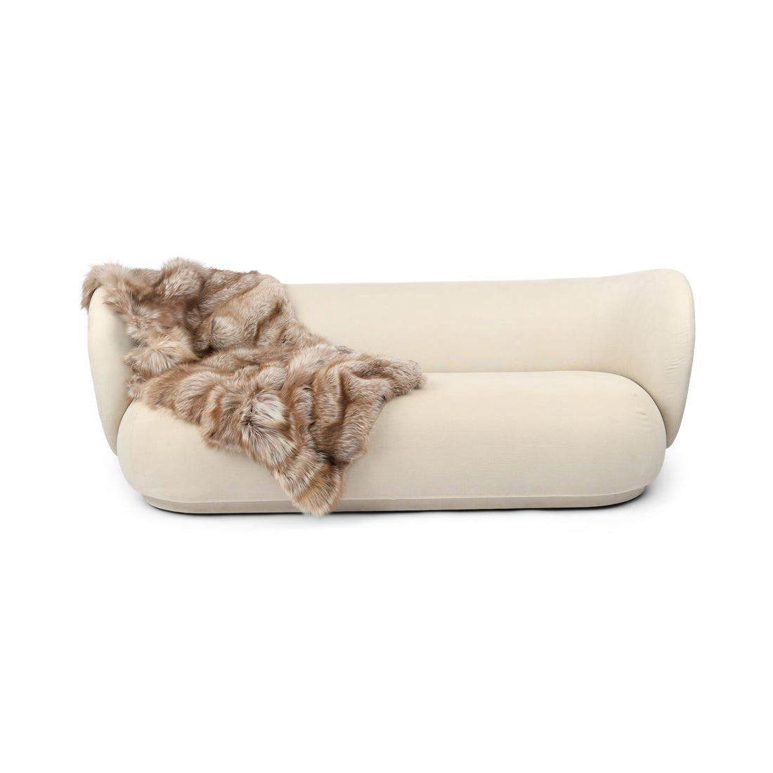 Premiummatta av räv | Baksidan av kashmir | Pastellfärger | 160x70 cm