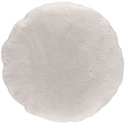 Lammskinnskudde | Sammet | Mockasin | Dubbelsidig | Ø45 cm &amp; Ø62 cm