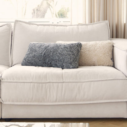 Lammskinnskudde | Korthårig | Nya Zeeland | Dubbelsidig | 30x60 cm