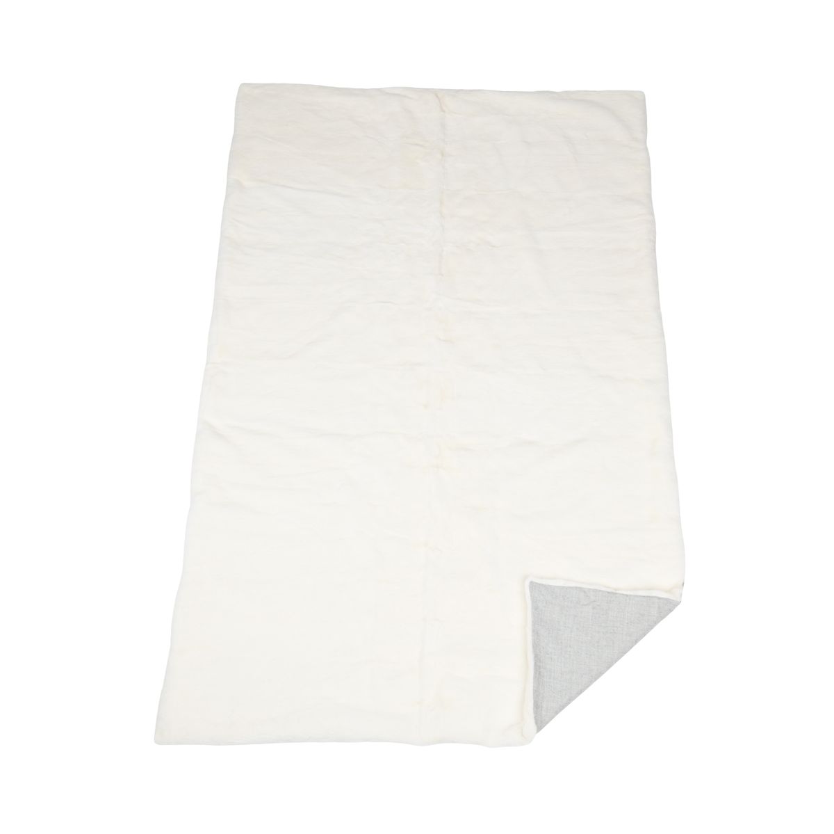 Minkpläd | Baksidan av kashmir | Pärla | 122x180 cm