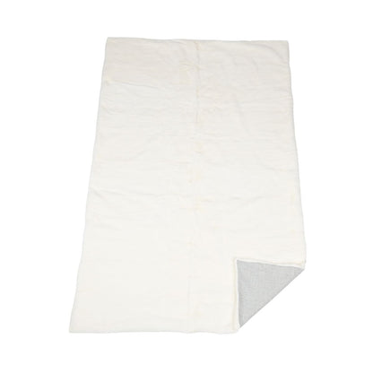 Minkpläd | Baksidan av kashmir | Pärla | 122x180 cm