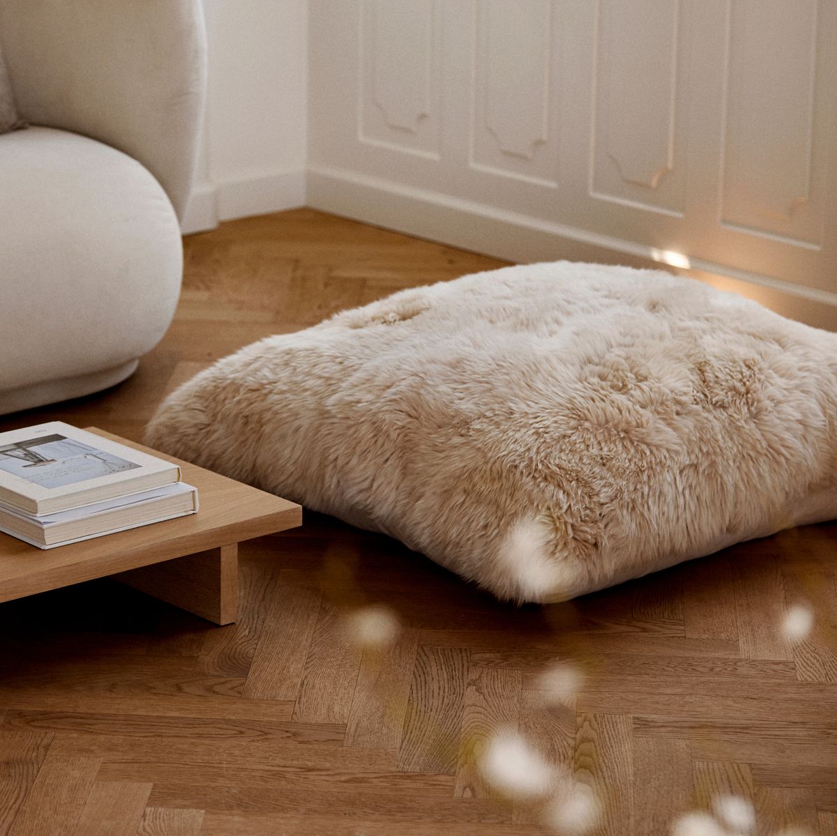 Maxi flytkudde | Långhårig | Nya Zeeland | 90x90 cm