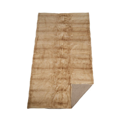 Minkpläd | Baksidan av kashmir | Palomino | 130x220 cm