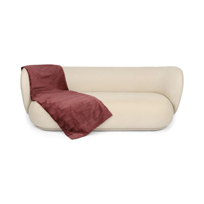 Minkpläd | Baksidan av kashmir | Gammal Rose | 62x158 cm