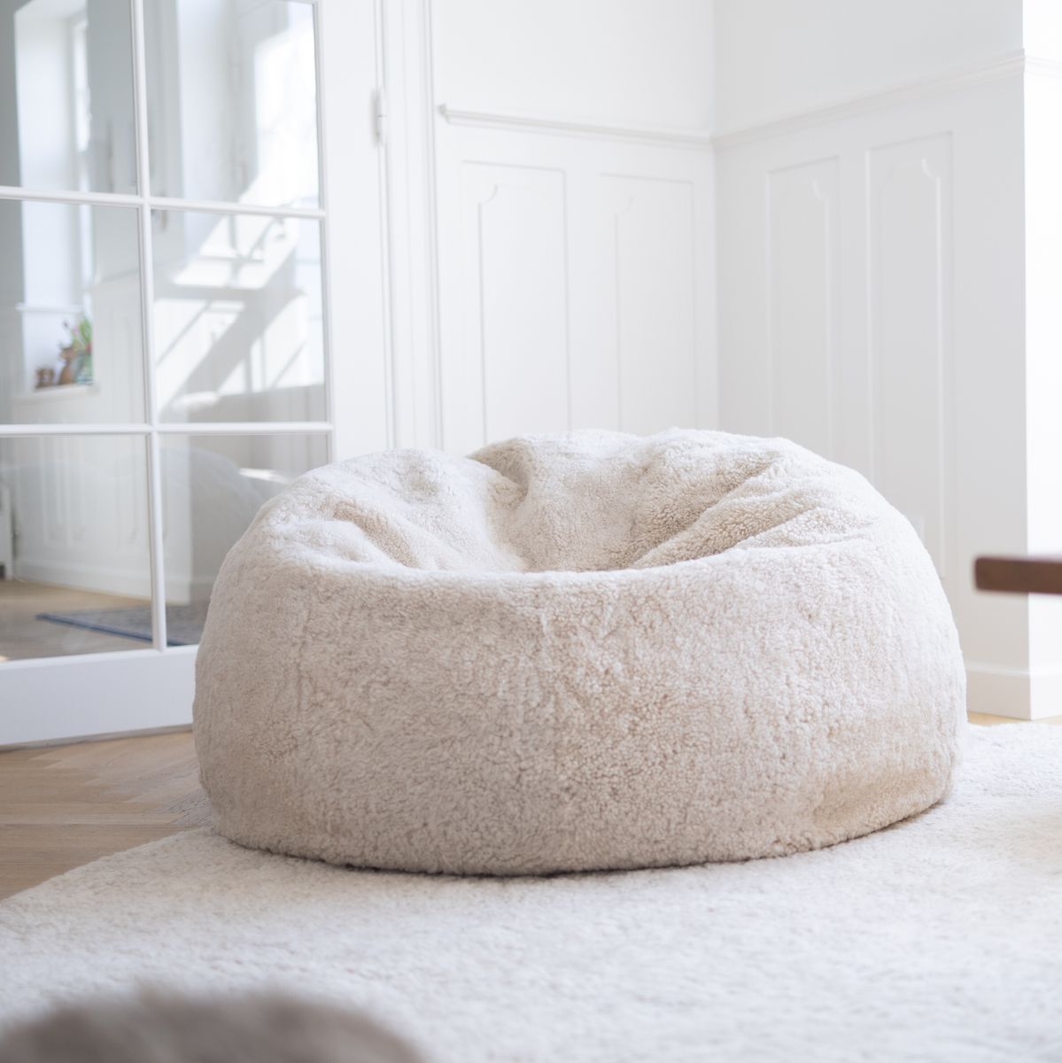 Beanbag stol | Korthårig | Nya Zeeland | D75xH28 cm