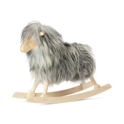 Manray Povl Kjer Design | Långhårigt lammskinn | Stor L85xB25xH60 cm