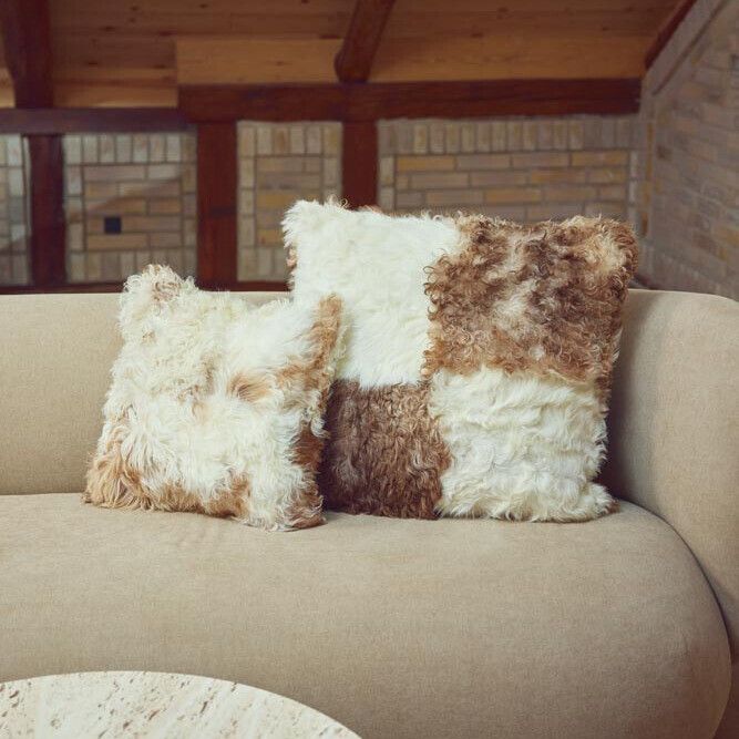 Lammskinnskudde | Toscana | Dubbelsidig