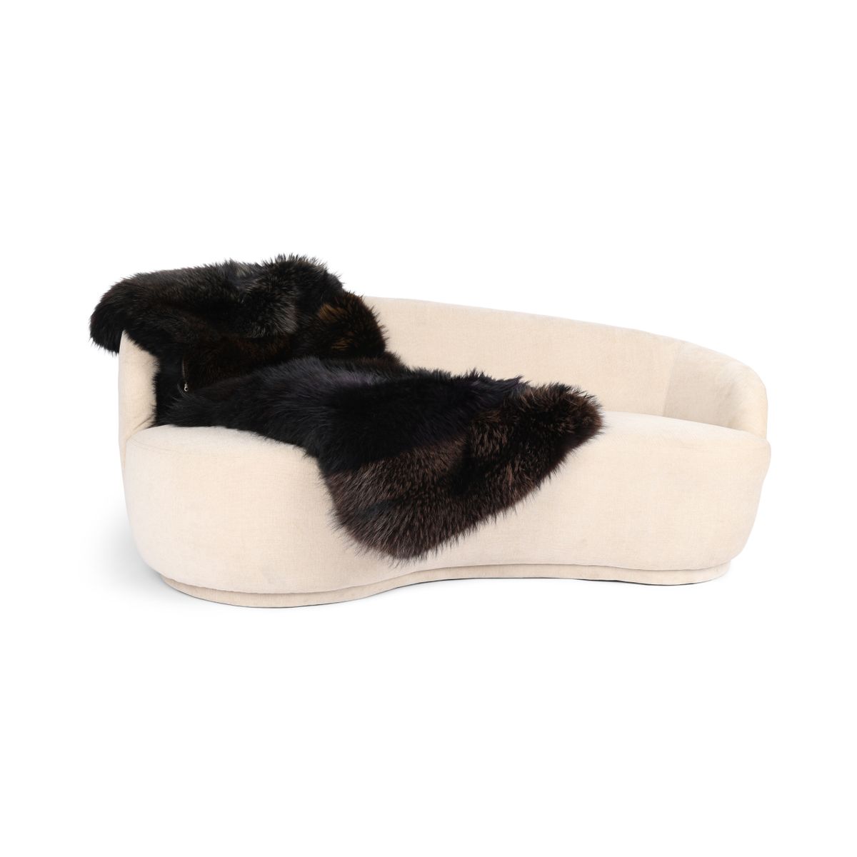 Premiummatta av räv | Dubbelsidig