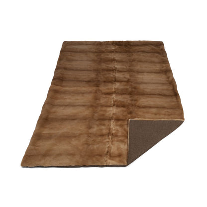 Minkpläd | Baksidan av kashmir | Redglow | 200x125 cm