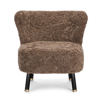 Emil Lounge Chair | Mässing | Korn
