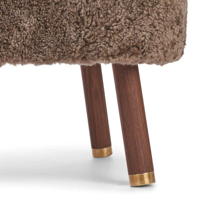Emil Lounge Chair | Mässing | Korn