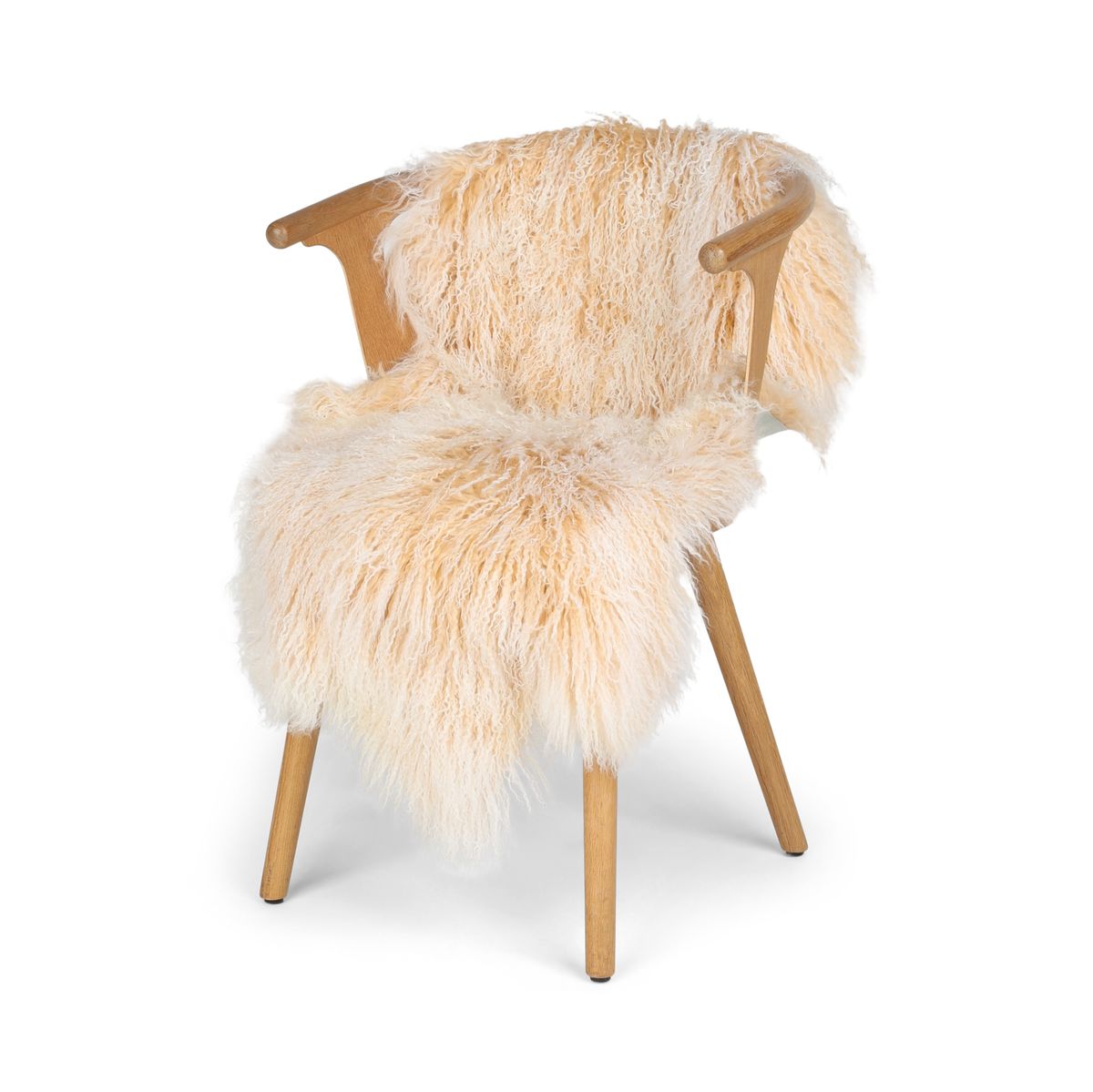 Lammskinn | Lockigt | Tibet | 135x50 cm