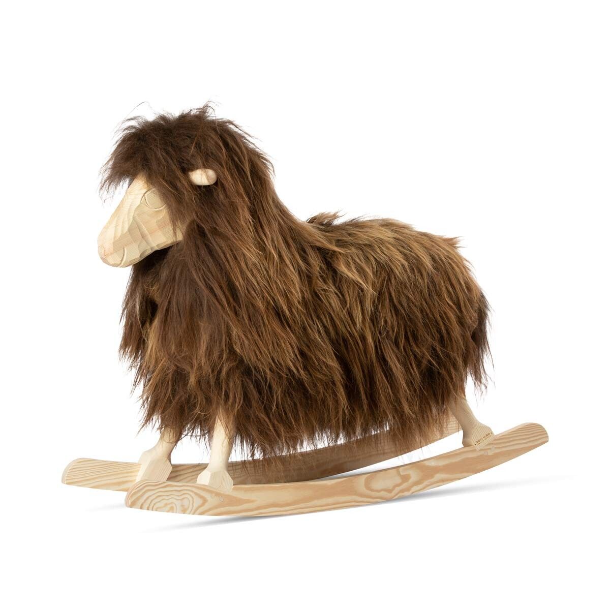 Manray Povl Kjer Design | Långhårigt lammskinn | Stor L85xB25xH60 cm