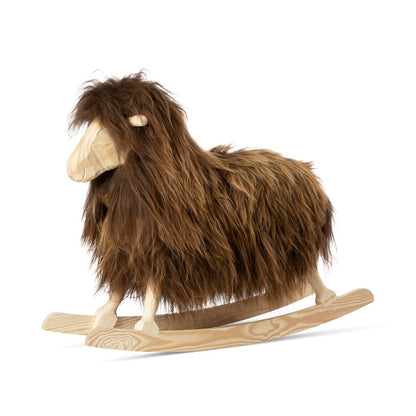 Manray Povl Kjer Design | Långhårigt lammskinn | Stor L85xB25xH60 cm