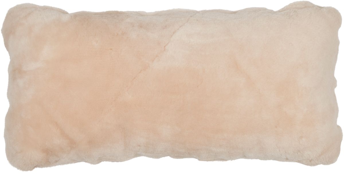 Lammskinnskudde | Mockasin | Dubbelsidig | 28x56 cm