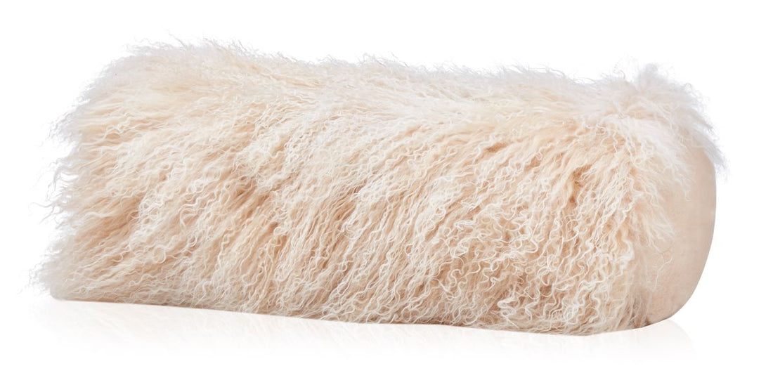 Bolsterkudde | Lockigt | Tibet | Ø20xL52 cm