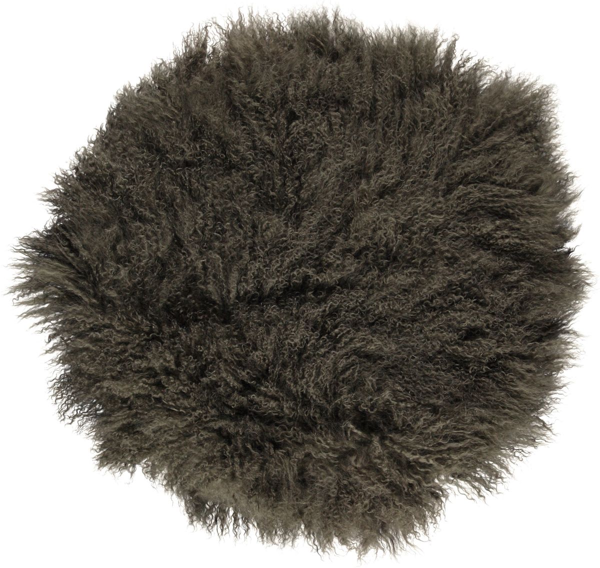 Lammskinnskudde | Lockigt | Tibet | Ø45 cm, Ø62 cm &amp; Ø38 cm