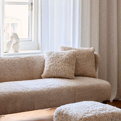 Lammskinnskudde | Korthårig | Nya Zeeland | Dubbelsidig | 40x40 cm