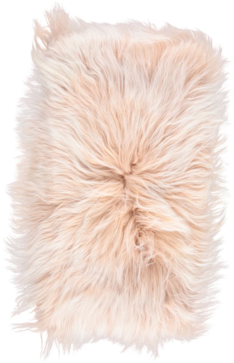 Lammskinnskudde | Långhårig | Tibet | Kashmir | 28x56 cm