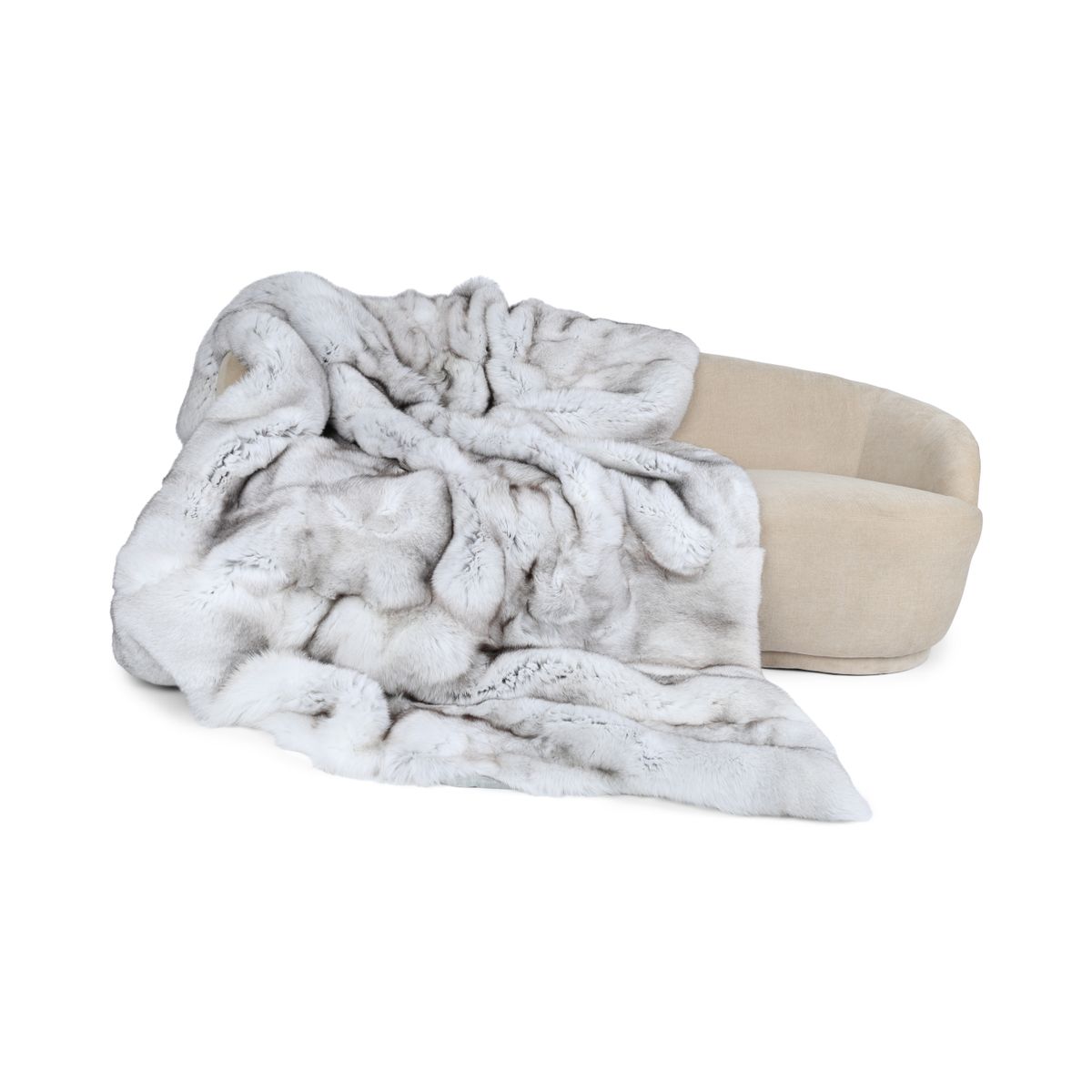 Premiummatta av räv | Baksidan av kashmir | Blue Fox | 230x320 cm