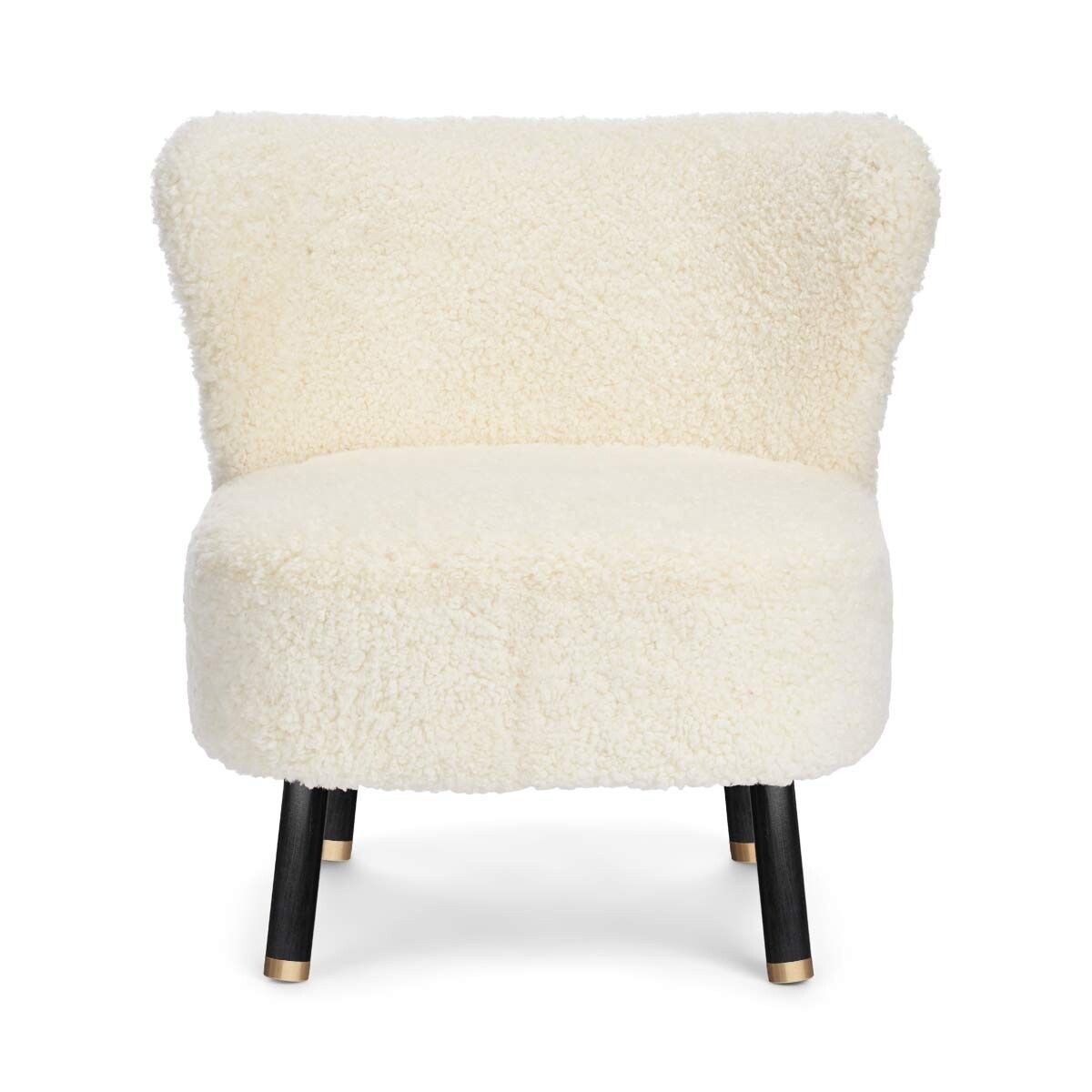 Emil Lounge Chair | Mässing | Korn