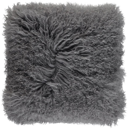 Lammskinnskudde | Lockigt | Tibet | 40x40 cm