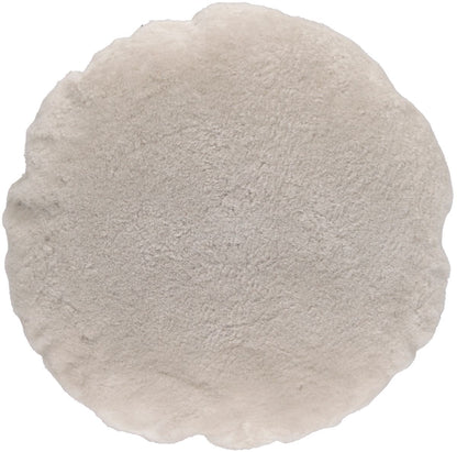 Lammskinnskudde | Sammet | Mockasin | Dubbelsidig | Ø45 cm &amp; Ø62 cm