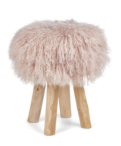 Överdrag för barstol/pall | Lockigt | Tibet | D35 cm